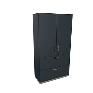 fm Aktenschrank Sidney, 4260649685709 lavagrau 2 Fachböden 100,0 x 44,2 x 186,9 cm fm Aktenschrank Sidney, 4260649685709 lavagrau 2 Fachböden 100,0 x 44,2 x 186,9 cm von fm
