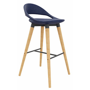 fm Barhocker ELAN 4260761571638 dunkelblau von fm
