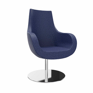 fm Besuchersessel Pirum dunkelblau chrome Stoff fm Besuchersessel Pirum dunkelblau chrome Stoff von fm