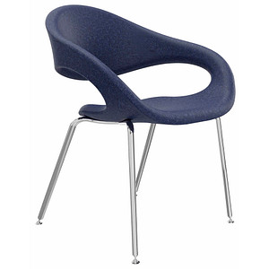 fm Besucherstuhl Elan 4260761571331 dunkelblau Stoff von fm