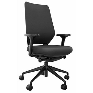 fm Bürostuhl Asiento, 4260761570891 Stoff schwarz, Gestell schwarz von fm