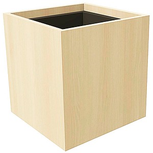 fm Pflanzkübel Plant Holz königsahorn rechteckig 38,0 x 40,0 cm von fm