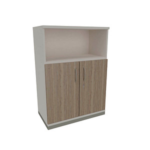 fm Regalschrank Sidney, 4260649686867 weiß, eiche natur 80,0 x 44,2 x 113,3 cm fm Regalschrank Sidney, 4260649686867 weiß, eiche natur 80,0 x 44,2 x 113,3 cm von fm