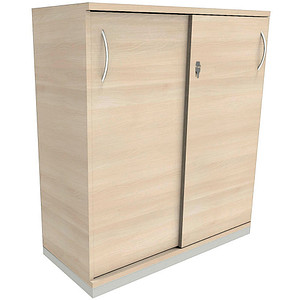 fm Schiebetürenschrank Sidney, 4260267327753 akazie 2 Fachböden 100,0 x 44,2 x 113,3 cm von fm