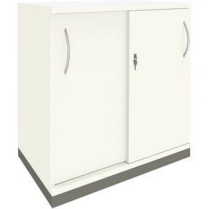 fm Schiebetürenschrank Sidney, 4260672330744 weiß 1 Fachboden 80,0 x 44,2 x 78,1 cm von fm