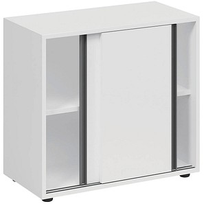 fm Schiebetürenschrank home office, 4260672333219 weiß 1 Fachboden 80,0 x 40,0 x 73,4 cm von fm