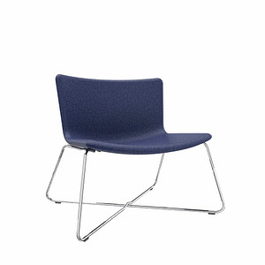 fm Sessel LODUS dunkelblau chrom Stoff fm Sessel LODUS dunkelblau chrom Stoff von fm