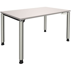 fm fastline höhenverstellbarer Schreibtisch lichtgrau rechteckig, 4-Fuß-Gestell silber 120,0 x 80,0 cm fm fastline höhenverstellbarer Schreibtisch lichtgrau rechteckig, 4-Fuß-Gestell silber 120,0 x 80,0 cm von fm