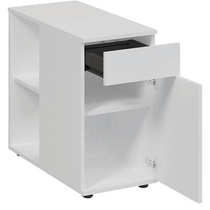 fm home office Standcontainer weiß 1 Auszug 40,0 x 80,0 x 73,4 cm von fm