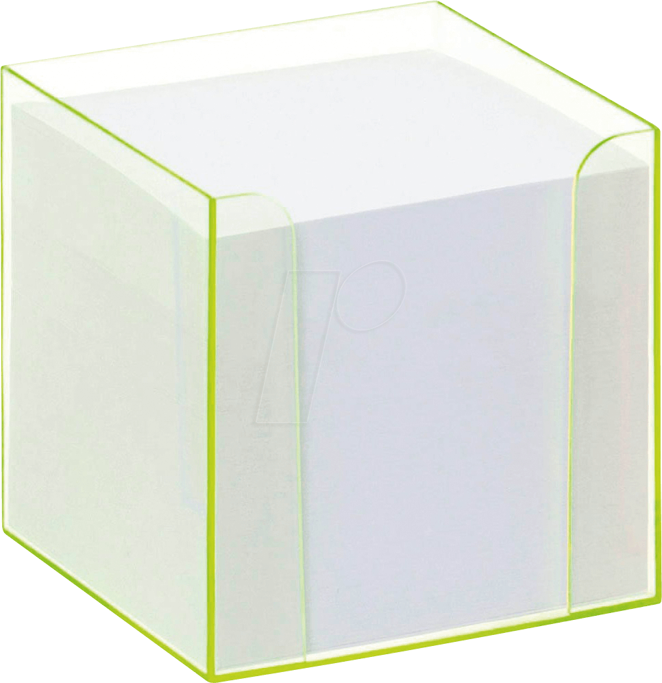 FOLIA 99074 - Notizbox mit Leuchtkante, grün FOLIA 99074 - Notizbox mit Leuchtkante, grün von folia