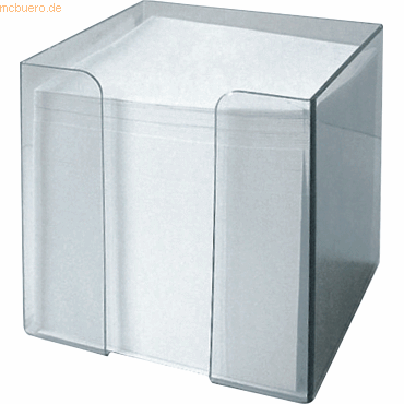 Folia Zettelbox 9,5x9,5x9,5cm rauchglas gefüllt Folia Zettelbox 9,5x9,5x9,5cm rauchglas gefüllt von folia
