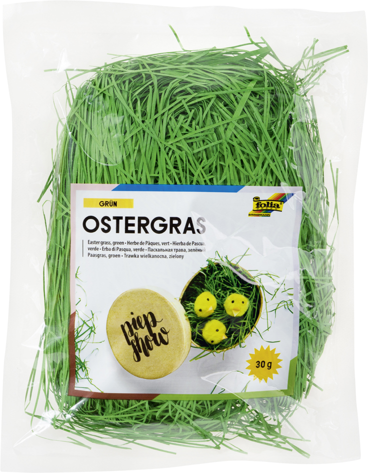 folia Dekogras/Ostergras, 30 g, grün von folia