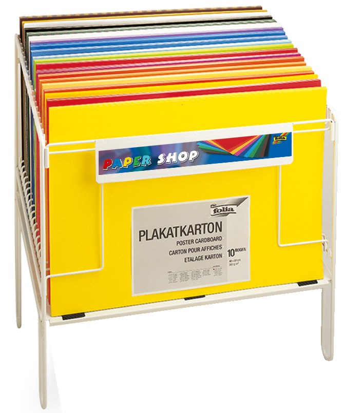 folia Drahtständer aus Metall, 20 Fächer, unbestückt folia Drahtständer aus Metall, 20 Fächer, unbestückt von folia