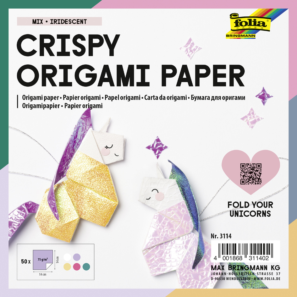 folia Faltblätter Crispy Origami Paper Punkt & Kristall folia Faltblätter Crispy Origami Paper Punkt & Kristall von folia