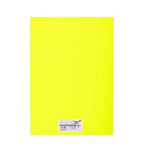 folia Fotokarton gelb 380 g/qm 10 Bogen von folia