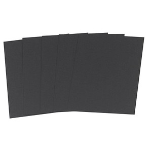 folia Fotokarton schwarz 300 g/qm 50 Blatt von folia