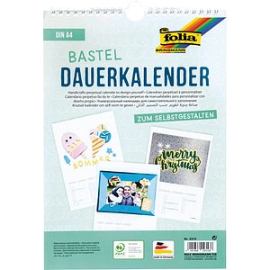 folia Kalender zum Selbstgestalten 21,0 x 30,1 cm jahresunabhängig von folia