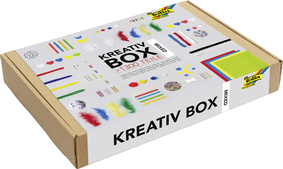 folia Kreativ Box , mixed, , über 1.300 Teile von folia
