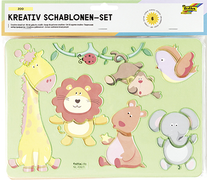 folia Kreativ-Schablonen , Zoo, folia Kreativ-Schablonen , Zoo, von folia