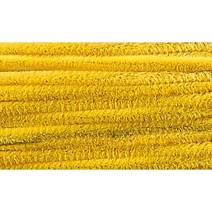 folia Pfeifenreiniger bananengelb Chenilledraht Ø 8,0 mm 10 St. von folia
