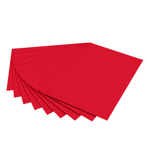 folia Tonpapier rot 130 g/qm 100 St. von folia