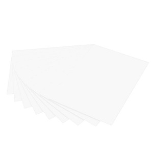folia Tonpapier weiß 130 g/qm 50 St. von folia