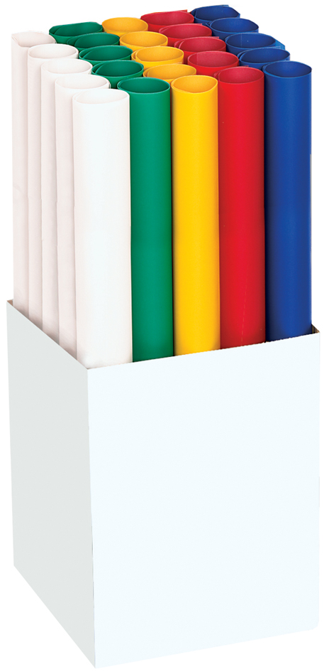 folia Transparentpapier, (B)505 x (L)700 mm, 5-farbig von folia