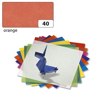 folia Transparentpapier orange 42 g/qm 25 Bogen von folia