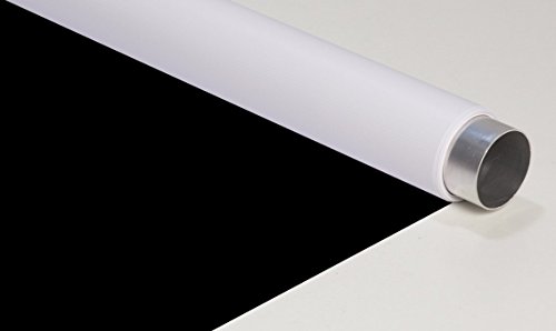 Doppelseitiger Vinyl-Hintergrund, Schwarz, Weiß, 250 cm x 500 cm von fondart