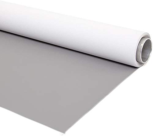 Vinyl Hintergrund grau 200x400cm von fondart