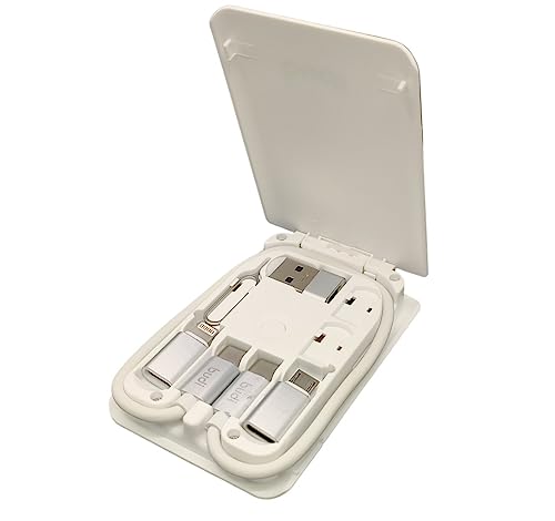 Budi 15W Wireless Charger Multifunktionsbox mit Telefonkabel-Adaptern weiß von fonefunshop