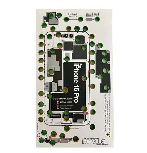 DottorPod iScrews Schraubenhalter, kompatibel mit iPhone 15 Pro, Organizer-Leitfaden DottorPod iScrews Schraubenhalter, kompatibel mit iPhone 15 Pro, Organizer-Leitfaden von fonefunshop