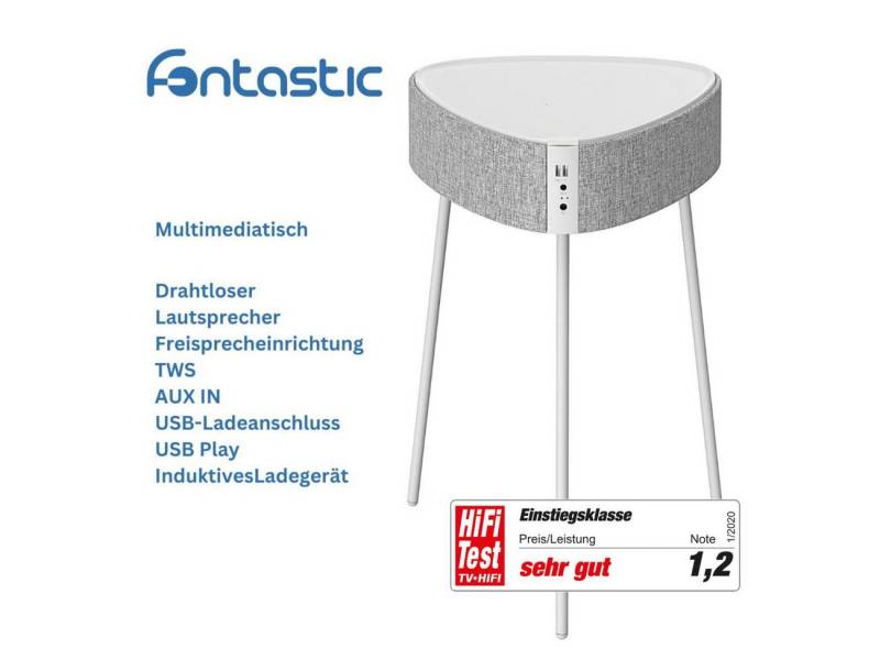 fontastic Drahtloser Lautsprecher Mesu Tisch Stand-Lautsprecher von fontastic