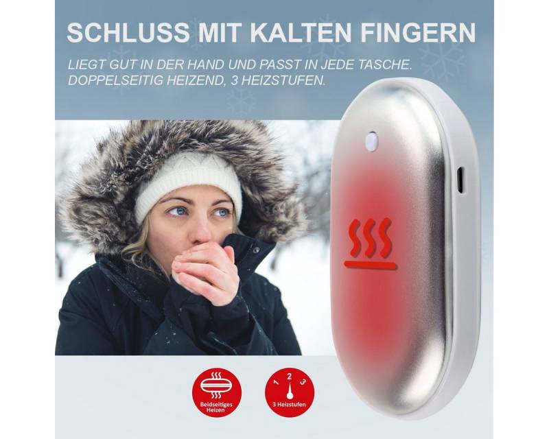 fontastic Handwärmer Power Bank 5200mAh "Cald" Powerbank 5200 mAh von fontastic
