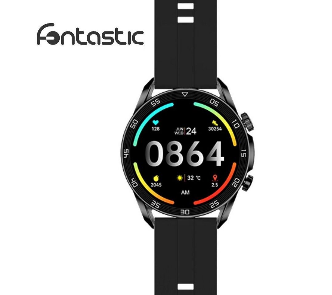 fontastic Lema AMOLED Smartwatch schwarz Smartwatch von fontastic