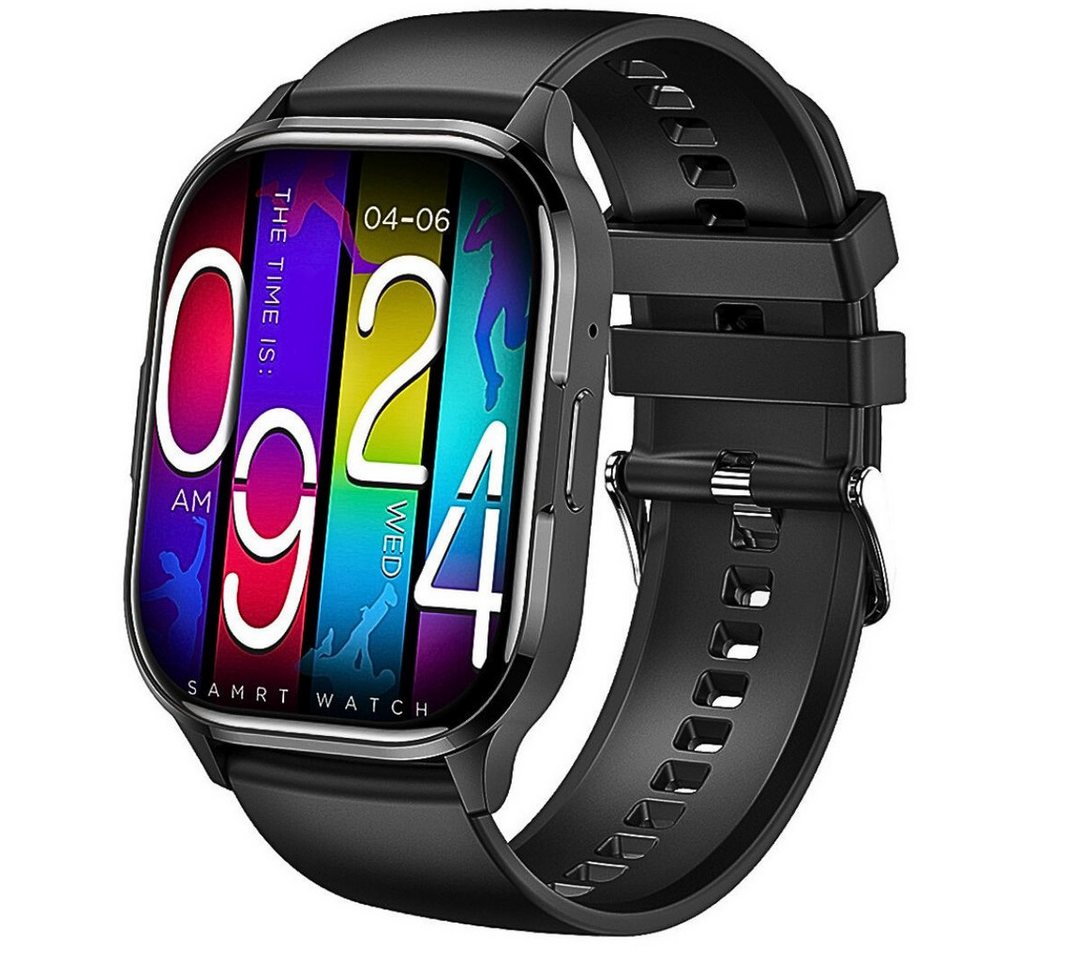 fontastic Mento Smartwatch (1,54 Zoll), Fitness Tracker von fontastic