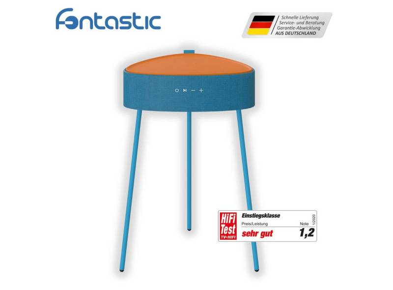 fontastic Mesu blau Stand-Lautsprecher (24 W, Bluetooth) von fontastic