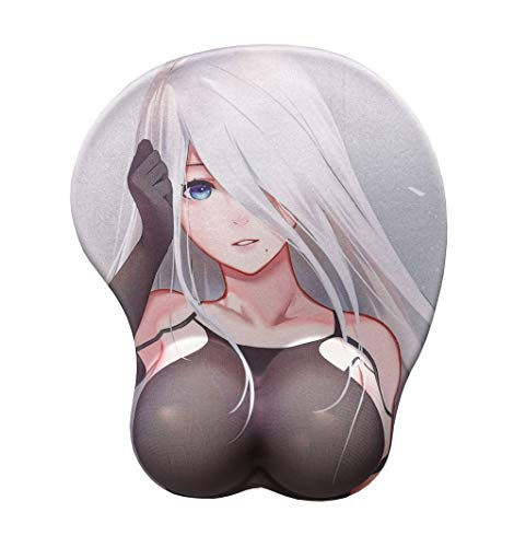 fonyell Nier Automata 2A 3D Mauspad Weiches Mauspad gefüllt mit Handgelenkauflage Silikon Gel fonyell Nier Automata 2A 3D Mauspad Weiches Mauspad gefüllt mit Handgelenkauflage Silikon Gel von fonyell