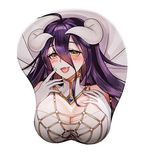 fonyell Overlord Albedo Reizvolles Karikatur-Mädchen 3D große Brust-Boobs-Silikon-Handgelenk-Rest-Stützmausunterlage-Matten-Spiel Mousepad fonyell Overlord Albedo Reizvolles Karikatur-Mädchen 3D große Brust-Boobs-Silikon-Handgelenk-Rest-Stützmausunterlage-Matten-Spiel Mousepad von fonyell