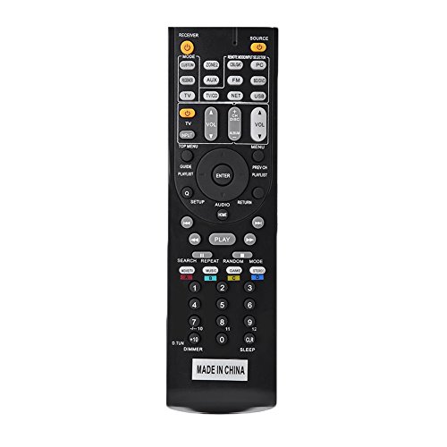 Ersatz-Fernbedienung RC-799M – funktioniert mit dem Onkyo Audio-Video-Receiver – Universal-Controller, ideal mit den gleichen Funktionen wie die Original-Fernbedienung, Schwarz Ersatz-Fernbedienung RC-799M – funktioniert mit dem Onkyo Audio-Video-Receiver – Universal-Controller, ideal mit den gleichen Funktionen wie die Original-Fernbedienung, Schwarz von fosa