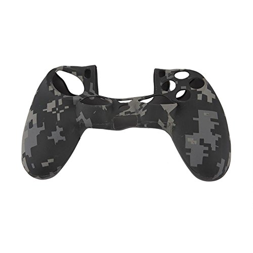 Fosa Weiche Silikonhülle Staubdicht Case Cover Gehäuse Griff Abdeckung für PS4 Controller(grau) von fosa