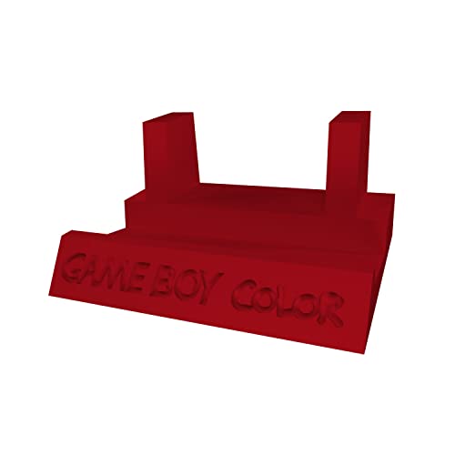 Displayständer kompatibel für Nintendo Gameboy Color Konsole Stand - Rot von fossi3D