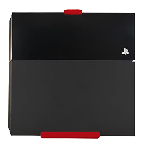 Wandhalterung für Ps4 Konsole Sony Playstation 4 Halter Zubehör Wandmontage Rot von fossi3D