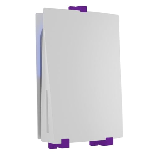 Wandhalterung für Sony Ps5 Konsole Playstation 5 Halterung Wandhalter Halter Wandmontage Befestigung Zubehör wall mount in 7 verschiedene Farben inklusive Dübel und Schrauben (Violett) von fossi3D