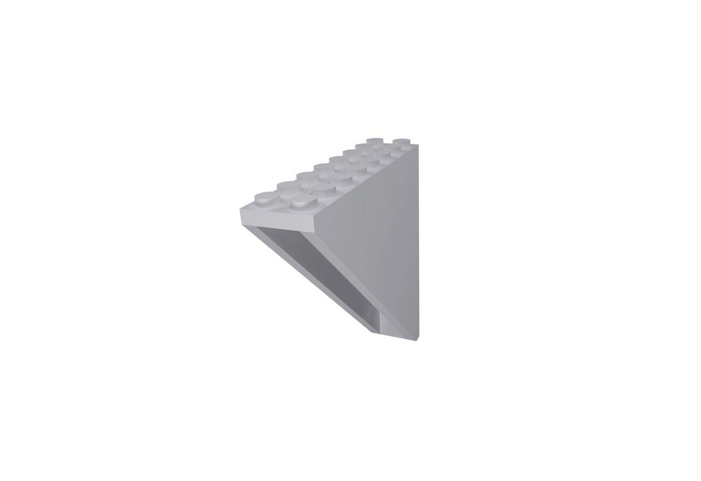 fossi3D Wandhalter 5x Wandhalterung kompatibel für 2x8 LEGO Noppensteine und Figuren von fossi3D