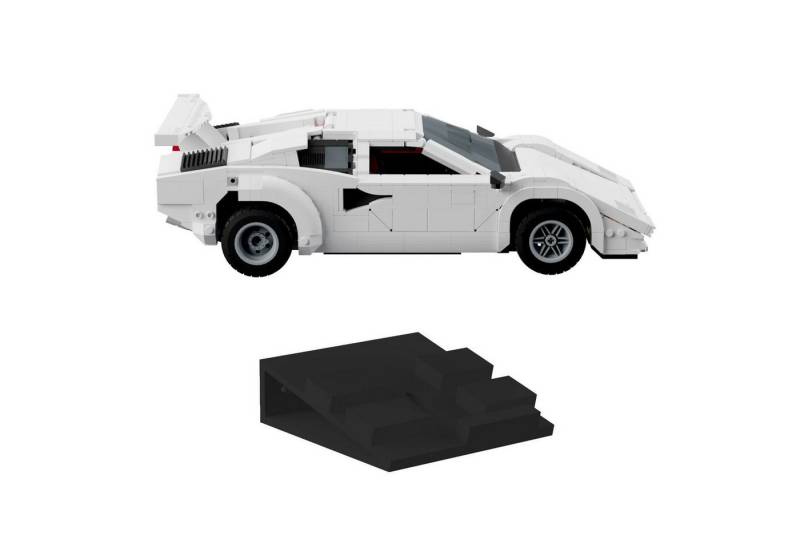 fossi3D Wandhalter Wandhalter kompatibel mit LEGO 10337 Lamborghini Countach 5000 gekippt von fossi3D
