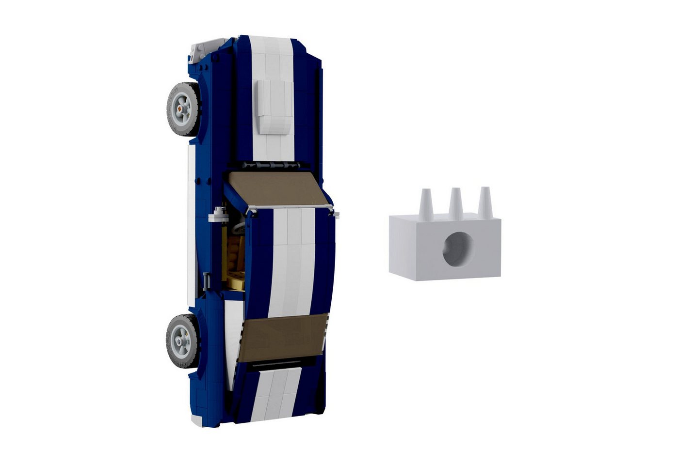 fossi3D Wandhalter Wandhalterung kompatibel mit LEGO Creator 10265 Ford Mustang Display fossi3D Wandhalter Wandhalterung kompatibel mit LEGO Creator 10265 Ford Mustang Display von fossi3D