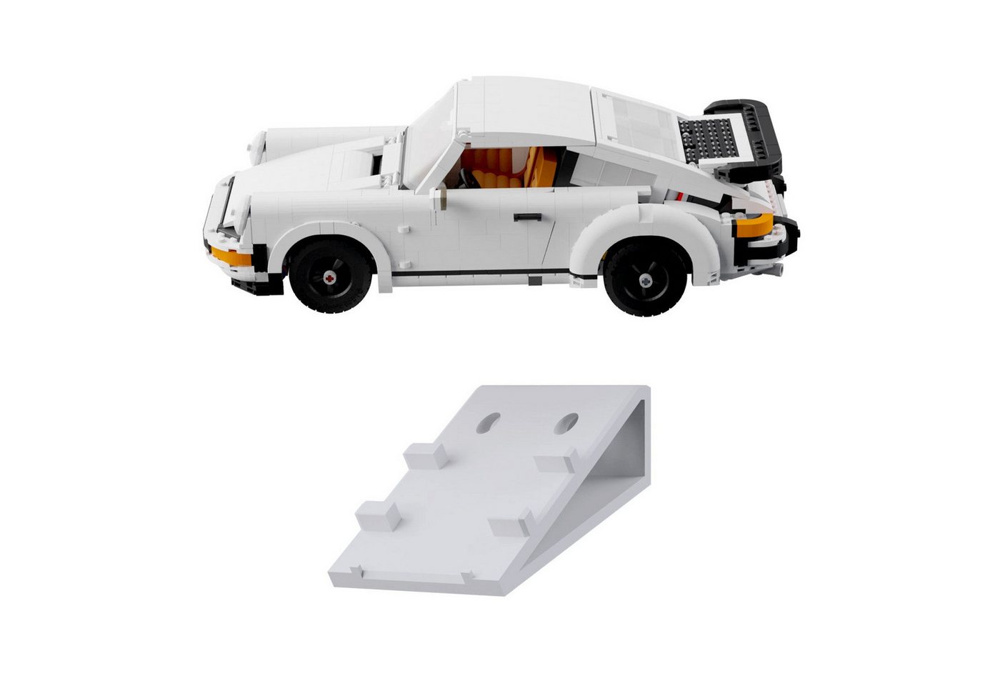 fossi3D Wandhalter Wandhalterung kompatibel mit LEGO Creator 10295 Porsche 911 Display fossi3D Wandhalter Wandhalterung kompatibel mit LEGO Creator 10295 Porsche 911 Display von fossi3D