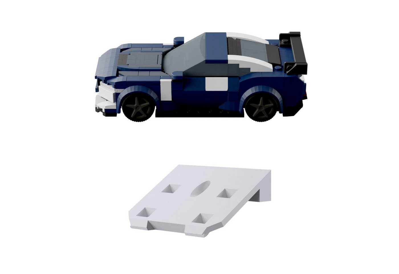 fossi3D Wandhalter 2x Wandhalterung kompatibel mit LEGO Speed Champions Rennwagen Display fossi3D Wandhalter 2x Wandhalterung kompatibel mit LEGO Speed Champions Rennwagen Display von fossi3D