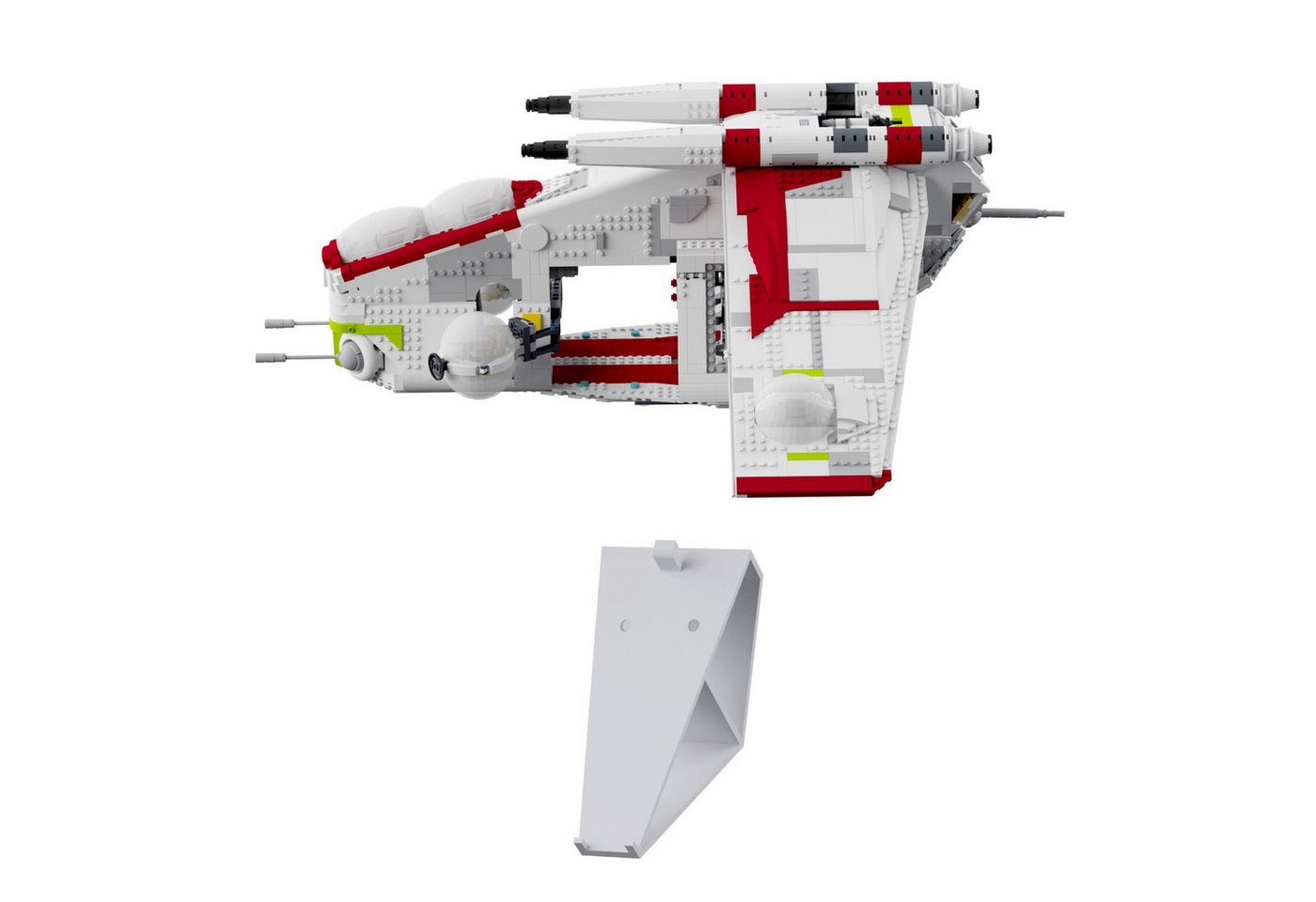 fossi3D Wandhalter Wandhalterung kompatibel mit LEGO Star Wars 75309 Republic Gunship fossi3D Wandhalter Wandhalterung kompatibel mit LEGO Star Wars 75309 Republic Gunship von fossi3D